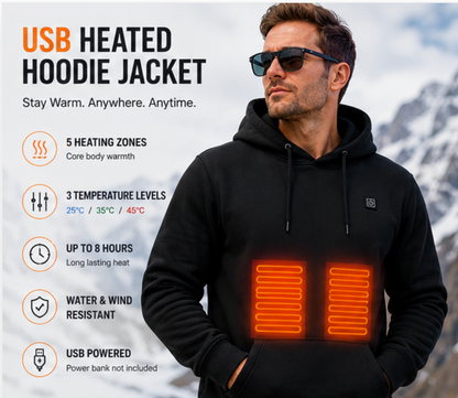Heated USB Jacket